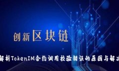 深入解析TokenIM合约调用校验错误的原因与解决方