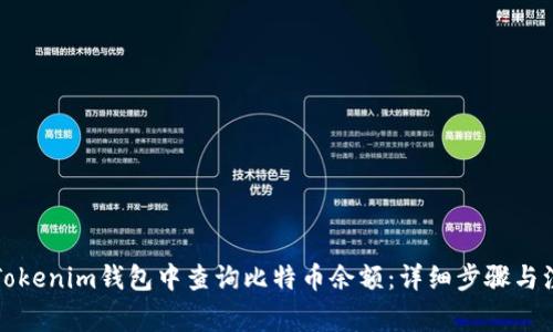 如何在Tokenim钱包中查询比特币余额：详细步骤与注意事项