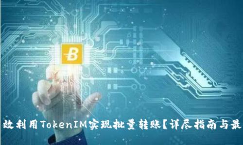 如何高效利用TokenIM实现批量转账？详尽指南与最佳实践